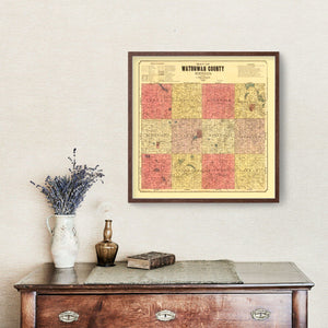 Vintage Map of Watonwan County, Minnesota 1898
