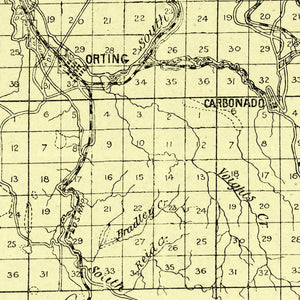 Vintage Map of Pierce County, Washington 1890