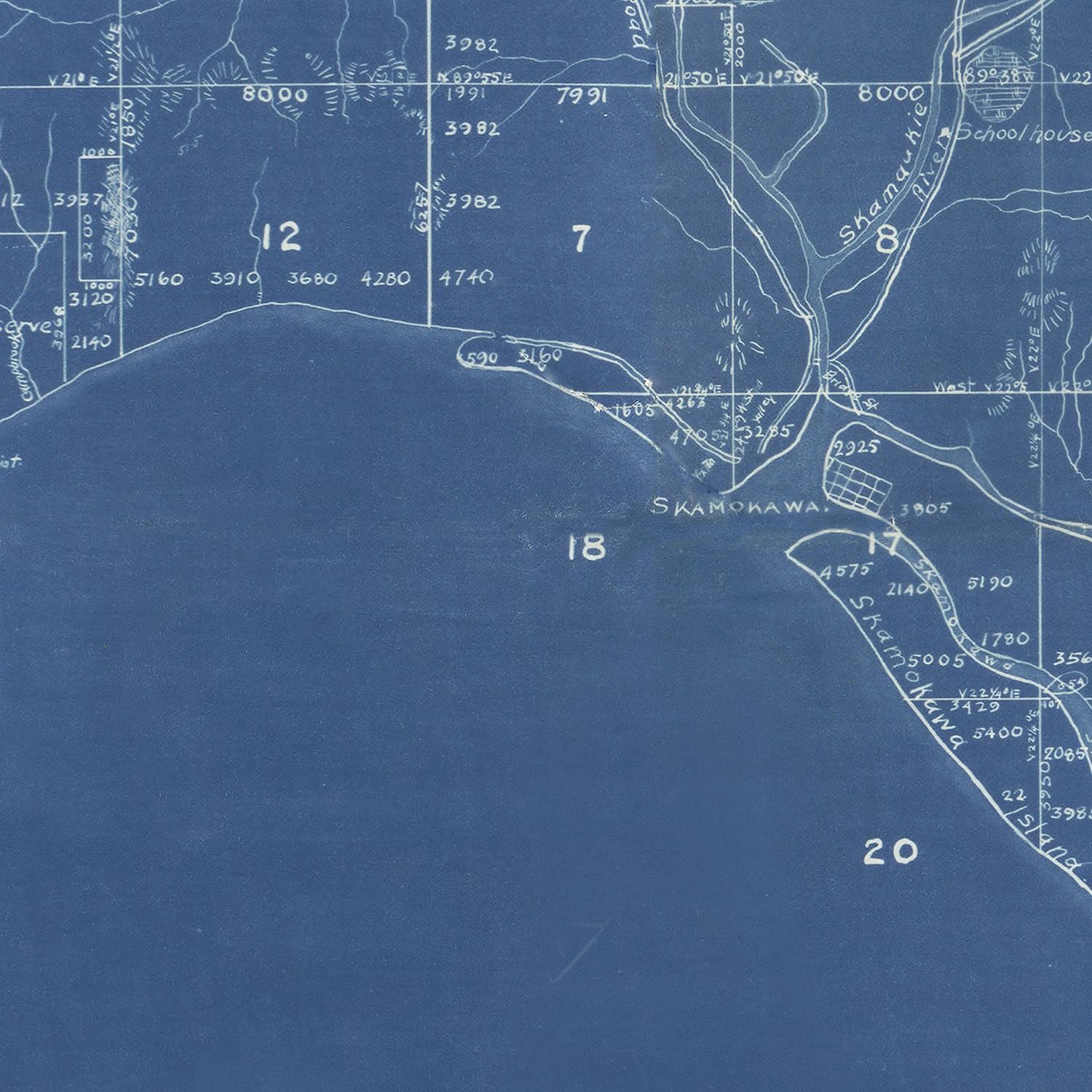 Vintage Map of Wahkiakum County, Washington 1898