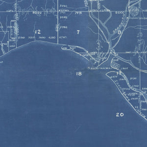 Vintage Map of Wahkiakum County, Washington 1898