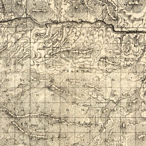 Vintage Map of Larimer County, Colorado 1884
