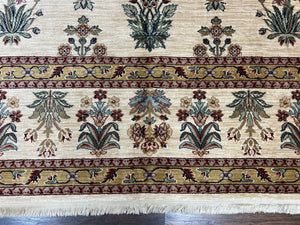 Karastan Rug 8.8 x 12, Ashara Amritsar #549, Oatmeal Color, Wool Pile Karastan Carpet, Discontinued Karastan Area Rug, Decorative