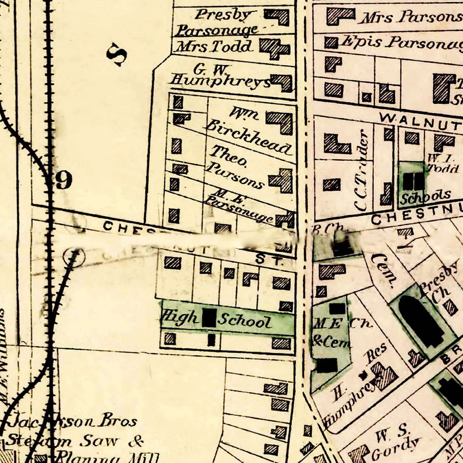 Vintage Map of Wicomico County, Maryland 1877