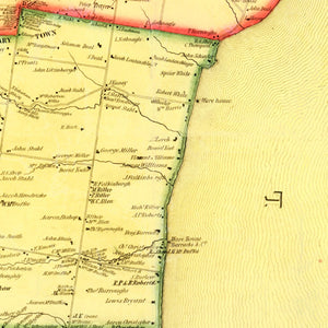 Vintage Map of Seneca County, New York 1858