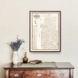 Vintage Map of Queens County, New York 1874