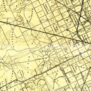 Vintage Map of Chatham County, Georgia 1875