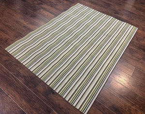 Stark Power Loomed Striped Rug 5x6, Multicolor Vintage Stark Carpet