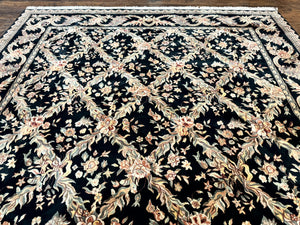 Pak Persian Rug 8x10, Black, Handmade