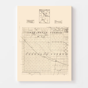 Vintage Map of Jeff Davis County, Texas 1894