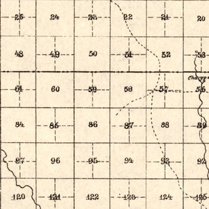 Vintage Map of Jeff Davis County, Texas 1894