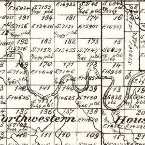 Vintage Map of Kent County, Texas 1888