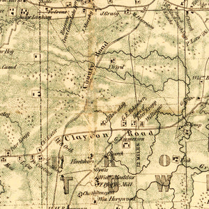 Vintage Map of Saint Louis County, Missouri 1857