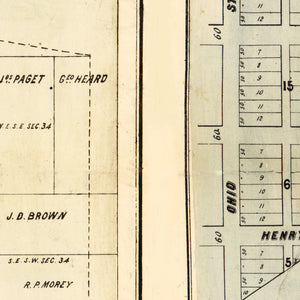 Vintage Map of Pettis County, Missouri 1872
