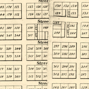 Vintage Map of San Francisco, California 1849