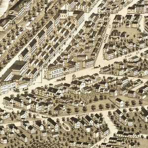 Vintage Map of Great Falls, New Hampshire 1877