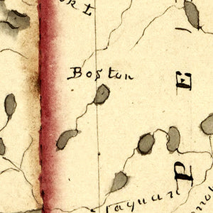 Vintage Map of Maine 1820