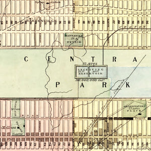 Vintage Map of New York 1857