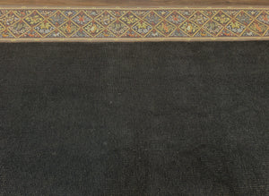 Palace Sized Stark Area Rug 12x19, Black Carpet