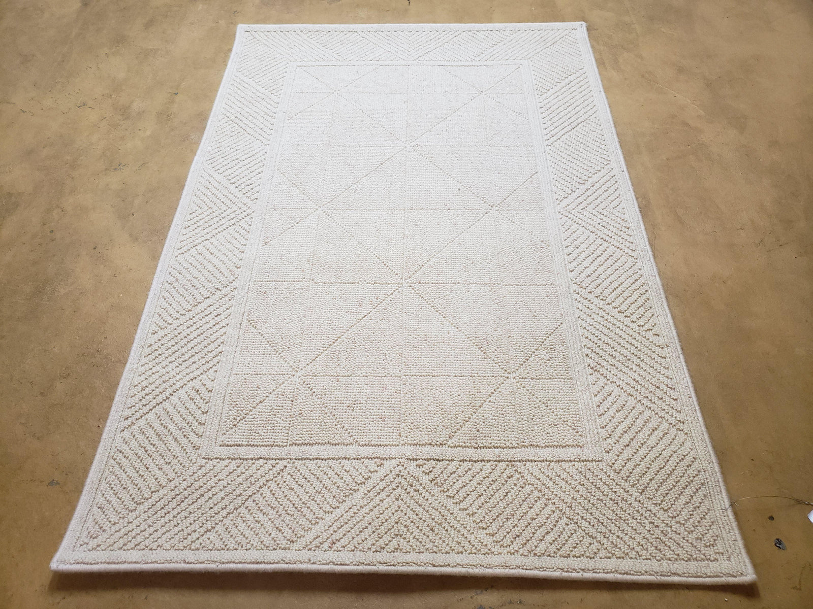 3x5 Karastan Sisal Rug Collection, Design 379/80504, Sambava II, 3'6 x 5'3, Beige Karastan Rug with Label, Authentic Karastan, Entryway Rug