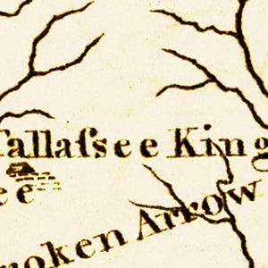 Vintage Map of Georgia 1795