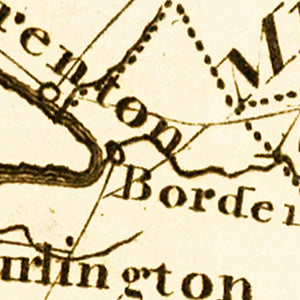 Vintage Map of New Jersey 1795