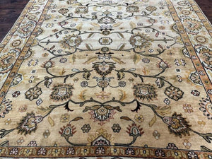 Turkish Oushak Rug 8x10, Vintage Wool Carpet