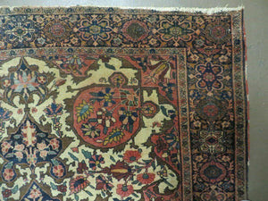4' X 6' Antique Ultra Fine Handmade India Floral Oriental Wool Rug Carpet Nice