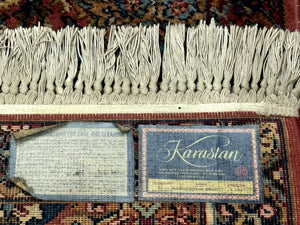 Karastan Rug 2x4 Multicolor Panel Kirman #717, Original 700 Series, Wool Pile Vintage Discontinued