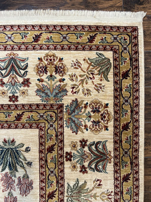 Karastan Rug 8.8 x 12, Ashara Amritsar #549, Oatmeal Color, Wool Pile Karastan Carpet, Discontinued Karastan Area Rug, Decorative