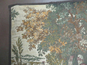4' X 5' Vintage Tapestry Belgium Hand Loomed Victorian Nice 90f