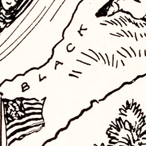 Vintage Map of Mississippi 1931