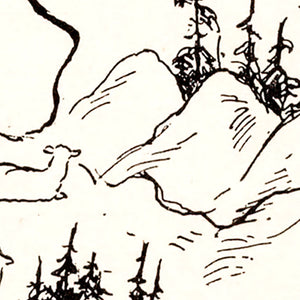 Vintage Map of Wyoming 1931