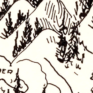 Vintage Map of Washington 1931