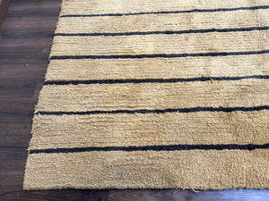 Modern Nepali Rug 13 x 15.6, Palace Size Wool Custom Made Rug, Tan, Large Nepali/Tibetan Carpet