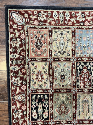 Panel Design Runner 2x8, Vintage Rug for Hallway, Multicolor, Nourison Rug