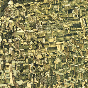 Vintage Map of Boston, Massachusetts 1899