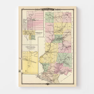 Vintage Map of Trempealeau County, Wisconsin 1878