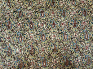 4' X 7' Handmade Turkish Wool Rug Paisley Hand Knotted Flowers One Of A Kind