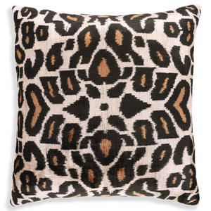 Leopard Pattern Velvet Pillow - 16x16 in