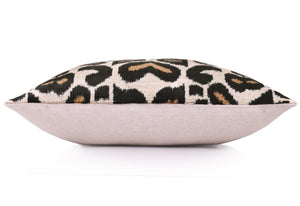 Leopard Pattern Velvet Pillow - 16x16 in