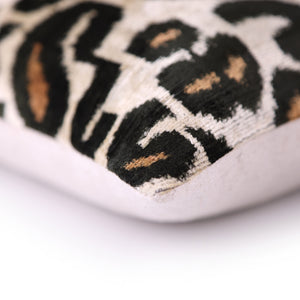 Leopard Pattern Velvet Pillow - 16x16 in
