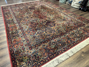 8.8 x 12 Karastan Multicolor Kirman Rug #717 - Vintage Wool Carpet