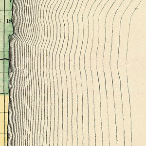 Vintage Map of Saginaw County, Michigan 1873