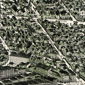 Vintage Map of Haverhill, Massachusetts 1893