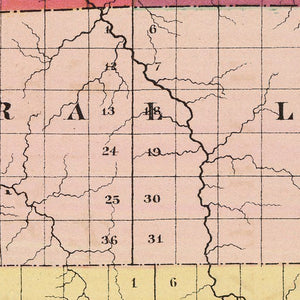 Vintage Map of Charlevoix County, Michigan 1873