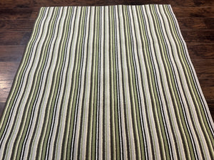 Stark Power Loomed Striped Rug 5x6, Multicolor Vintage Stark Carpet