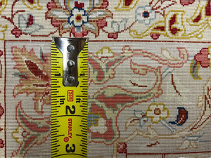 3' X 5' Vintage Fine Handmade Turkish Oriental Silk Rug 900 KPSI Wow