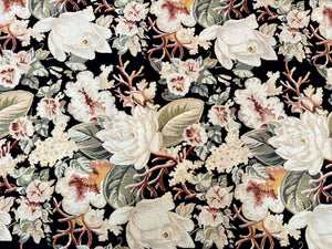 Palace Size Needlepoint Rug 13x17, Extra Large Wool Floral Handmade Carpet, European Design, Botanical