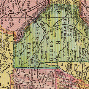 Vintage Map of Colorado 1909