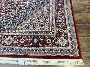 Karastan Rug 8x10, Kara Shah Red Bidjar, Belgium Power Loomed Rug, Wool Pile Karastan Rug, Vintage